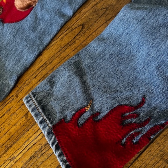 Women's Future Collective - Appliqued Patchwork Jeans - Size 0 - Picture 9 of 16